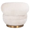 Lounge stoel Jace lovely cream swivel - Richmond Interiors