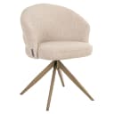 Eetkamerstoel Zendaya biscotti swivel fire retardant - Richmond Interiors
