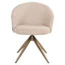 Eetkamerstoel Zendaya biscotti swivel fire retardant - Richmond Interiors