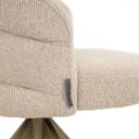 Eetkamerstoel Zendaya biscotti swivel fire retardant - Richmond Interiors
