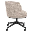 Eetkamerstoel Rochenne trendy nature swivel on wheels - Richmond Interiors