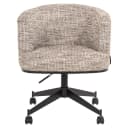 Eetkamerstoel Rochenne trendy nature swivel on wheels - Richmond Interiors