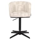 Barstoel Cheyenne beige graffic swivel - Richmond Interiors