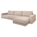 Bank Trentino cayenne brown 3,5-seater + lounge left or right - Richmond Interiors