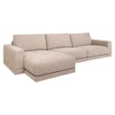 Bank Trentino cayenne brown 3,5-seater + lounge left or right - Richmond Interiors