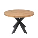 Ronde eettafel Dakota Naturel Mangohout 110 cm - Starfurn
