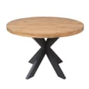 Ronde eettafel Dakota Naturel Mangohout 120 cm - Starfurn