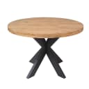 Ronde eettafel Dakota Naturel Mangohout 130 cm - Starfurn
