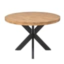 Ronde eettafel Dakota Naturel Mangohout 130 cm - Starfurn