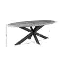 Eettafel Dakota | 180 cm | Ovaal - Starfurn