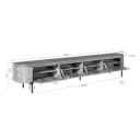 Tv meubel Excellent Taupe | 240 cm - Starfurn