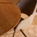 Ronde eettafel Solana Naturel Mangohout 130 cm - Starfurn