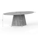 Eettafel Solana | 210 cm | Naturel | Ovaal - Starfurn