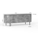 Tv meubel Solana | 165 cm | Naturel - Starfurn