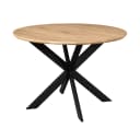 Ronde eettafel Ferris Naturel Eikenhout 110 cm - Starfurn