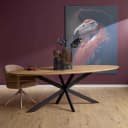 Eiken eettafel Ferris | Ovaal 240 cm | Naturel - Starfurn