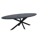Eiken eettafel Ferris | Ovaal 240 cm | Zwart - Starfurn