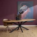 Eiken eettafel Ferris | Deens Ovaal 180 cm | Naturel - Starfurn