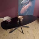 Eiken eettafel Ferris | Deens Ovaal 240 cm | Zwart - Starfurn