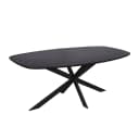 Eiken eettafel Ferris | Deens Ovaal 200 cm | Zwart - Starfurn