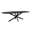 Eiken eettafel Ferris | Deens Ovaal 280 cm | Zwart - Starfurn