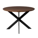 Eiken eettafel Ferris | Rond 150 cm | Brown - Starfurn