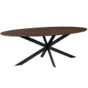 Eiken eettafel Ferris | Ovaal 210 cm | Brown - Starfurn