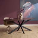 Eiken eettafel Ferris | Ovaal 210 cm | Brown - Starfurn