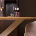 Eiken eettafel Ferris | Rond 130 cm | Naturel | Poot Sand - Starfurn