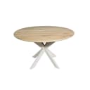 Eiken eettafel Ferris | Rond 130 cm | Naturel | Poot Sand - Starfurn