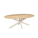 Eiken eettafel Ferris | Ovaal 180 cm | Naturel | Poot Sand - Starfurn