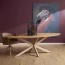 Eiken eettafel Ferris | Ovaal 240 cm | Naturel | Poot Sand - Starfurn