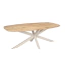 Eiken eettafel Ferris | Deens Ovaal 200 cm | Naturel | Poot Sand - Starfurn
