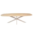 Eiken eettafel Ferris | Deens Ovaal 280 cm | Naturel | Poot Sand - Starfurn