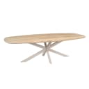 Eiken eettafel Ferris | Deens Ovaal 280 cm | Naturel | Poot Sand - Starfurn
