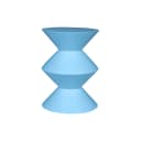 Bijzettafel Abel Blauw Mangohout 33 cm - Starfurn