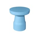 Bijzettafel Drum Blauw Mangohout 40 cm - Starfurn