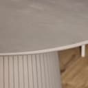 Ronde eettafel Solana Taupe Mangohout 150 cm - Starfurn