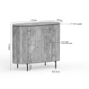 Kabinet kast Solana | 115 cm | Taupe - Starfurn