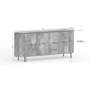 Dressoir Solana | 210 cm | Taupe - Starfurn