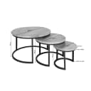 Salontafel Dakota | 70 cm | Set van 3 - Starfurn