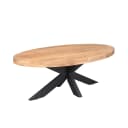 Vierkante Salontafel Noa Naturel Mangohout 80 cm - Starfurn