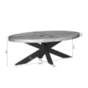 Vierkante Salontafel Noa Naturel Mangohout 80 cm - Starfurn