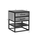 Vierkante Salontafel Noa Naturel Mangohout 80 cm - Starfurn
