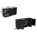 Dressoir Brussel Zwart Mangohout 150 cm - Starfurn