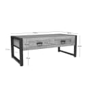 Salontafel Britt | 120 cm | twee lades - Starfurn