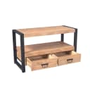 Vierkante Salontafel Noa Naturel Mangohout 80 cm - Starfurn