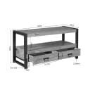 Vierkante Salontafel Noa Naturel Mangohout 80 cm - Starfurn