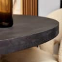 Ronde eettafel Denver Zwart Mangohout 110 cm - Starfurn