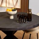 Ronde eettafel Denver Zwart Mangohout 150 cm - Starfurn
